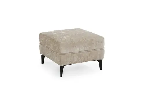 Hocker JERINA - Stoff, Beige