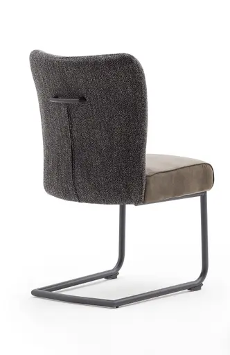 Freischwinger - Stoff, Cappucino