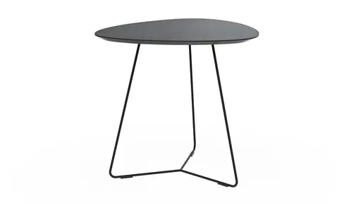 Ecktisch Fano - LBH ca. 59x50x55 cm, Fenix, Schwarz