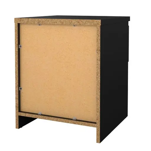 Nachtkonsole- B ca. 41 cm, Schwarz, Matt