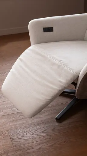 Drehsessel Houston Relax - Größe M, inkl. Relaxfunktion (motorisch), Aufstehhilfe und Kopfstütze, Stoff, außen Taupe/innen Natur