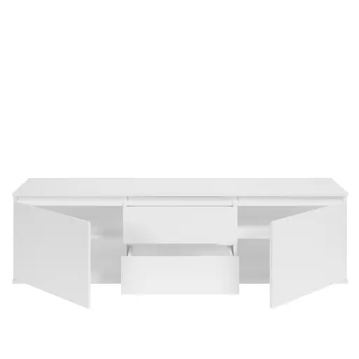 Lowboard - B ca. 180 cm, Weiß