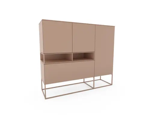 Highboard Catona - Lack, Puder