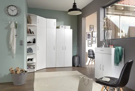 Aufsatz für eckschrank- B ca. 80 cm, Weiß