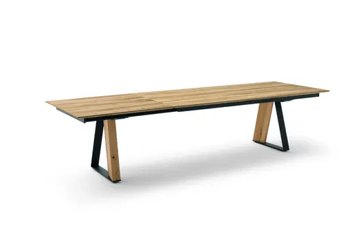 Esstisch - ausziehbar, LB ca. 220x100 cm, Eiche Furnier