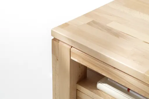 Couchtisch - 2 Schubkästen, LBH ca. 115x70x45 cm, Kernbuche massiv