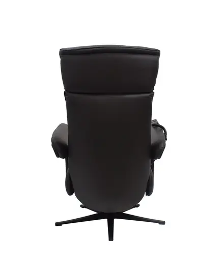 TV-Sessel MATHIS - drehbar, Aufstehhilfe, Relaxfunktion, Kopfteilverstellung, Leder, Chocolate