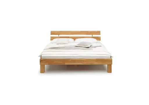 Bettgestell- Liegefläche ca. 180x200 cm, Wildeiche, Massiv, Geölt