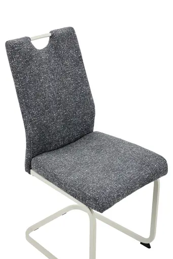 Freischwinger - Stoff, Dunkelgrau