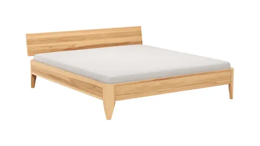 Bettgestell 1660 - Liegefläche ca. 180x200 cm, Kernbuche massiv, geölt