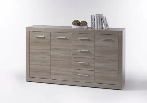 Kommode - B ca. 152 cm, Sonoma Eiche Nachbildung