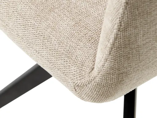 Armlehnstuhl - drehbar, Stoff, Sand