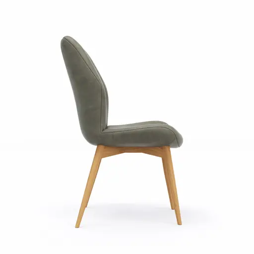 Stuhl Dalyan - Stoff, Grau