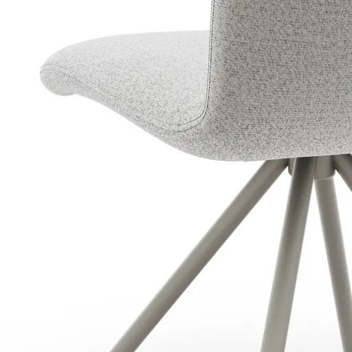 Stuhl Sedana - Stoff, Grau