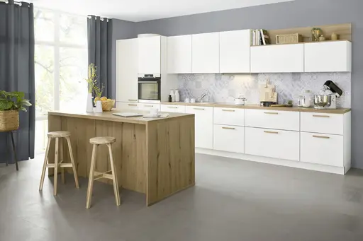 Inselkueche 43.170 3 422, Weiß