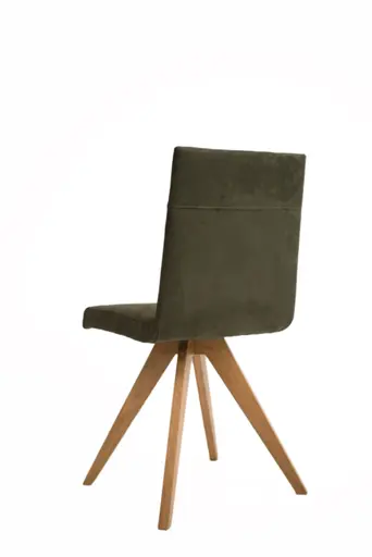 Stuhl - Stoff, Schlammgrün