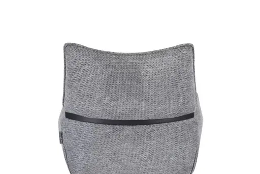 Armlehnstuhl MARJA - drehbar, Stoff, Grau