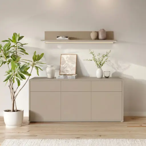 Sideboard FAID- B ca. 184 cm, Taupe