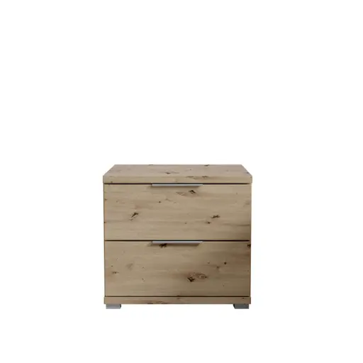Nachtkommode- Eiche Dekor