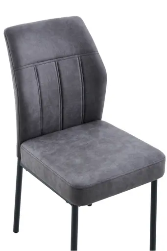 Stuhl - Microfaser, Vintage Anthrazit