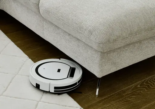 Ecksofa - 3-Sitzer mit Ecke rechts, Kopfteil verstellbar, Stoff, Natur