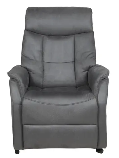 TV-Sessel - inkl. Sitzheizung, Aufstehhilfe, Relaxfunktion, Microfaser, Anthrazit