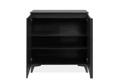 Kommode - B ca. 88 cm, Schiefer Nachbildung, Anthrazit 