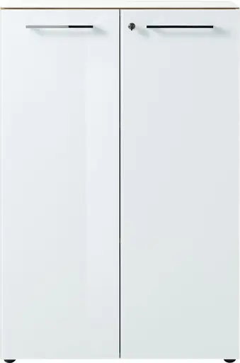 Aktenschrank GWEN - B/H/T ca. 80x120x37 cm, Eiche Dekor