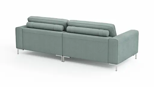 Sofa Solano - 3-Sitzer, Stoff, Hellblau