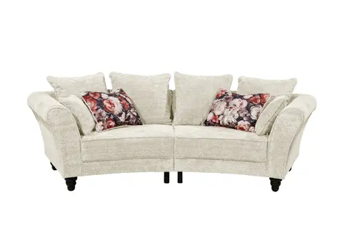 Sofa - 3-Sitzer, Stoff, Beige