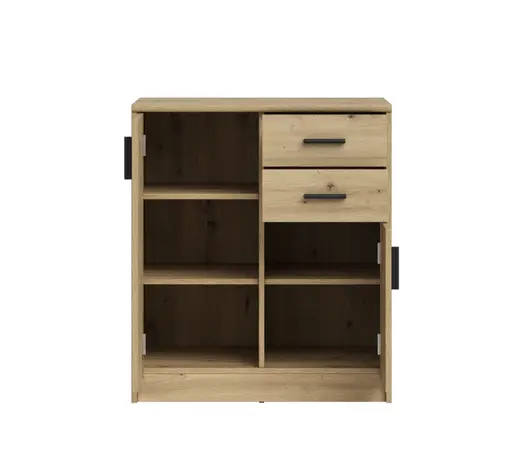 Kommode - B ca. 74 cm, Artisan Eiche Nachbildung