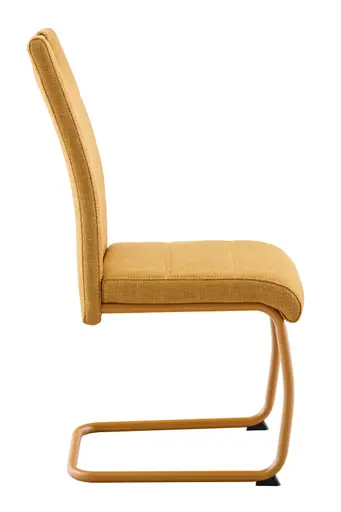 Freischwinger - Stoff, Gelb