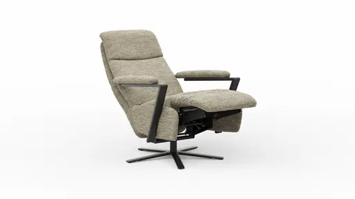  Drehsessel Enno Lazyline - Größe M inkl. Relaxfunktion, Stoff, Lime