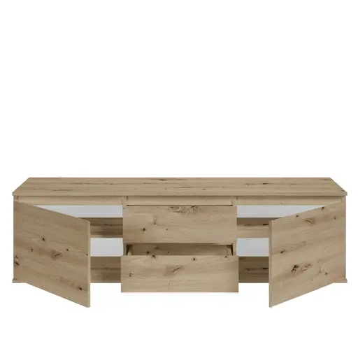 Lowboard - B ca. 180 cm, Artisan Eiche Nachbildung