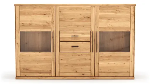 Highboard Faro 6.0 - Wildeiche massiv, natur, geölt