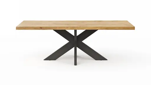 Esstisch Clifton - LB ca. 240x100 cm, Wildeiche massiv