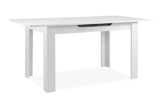 Esstisch - ausziehbar, LB ca. 125x80 cm, Weiß