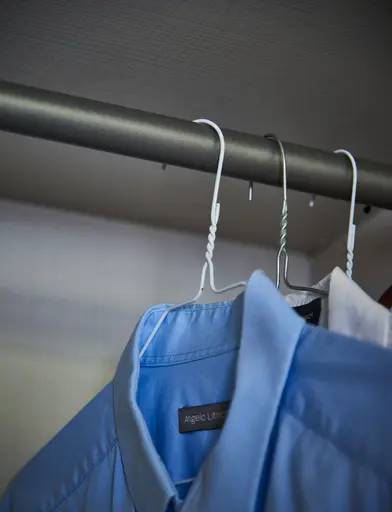 Drehtürenschrank Loretto - B ca. 280 cm, Melamin matt, Weiß