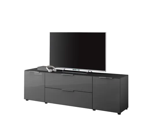 Lowboard- B ca. 180 cm, Anthrazit