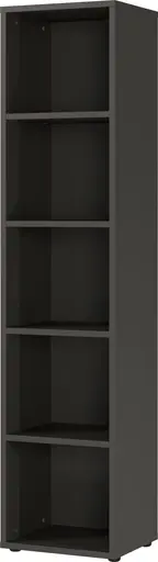 Aktenregal GRIFFIN - B/H/T ca. 45x197x40 cm, Graphit
