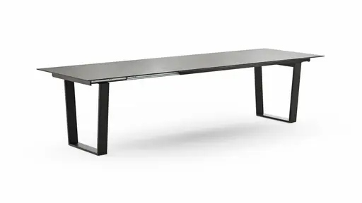 Esstisch Dinner - verlängerbar, LB ca. 200x95 cm, Kunststoff, Grau