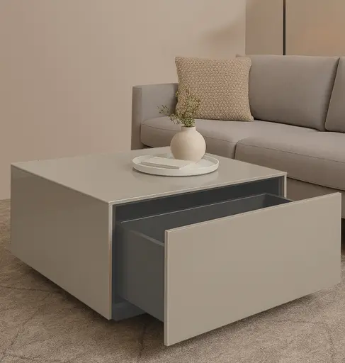 Couchtisch - LB ca. 75x75 cm, Kaschmir