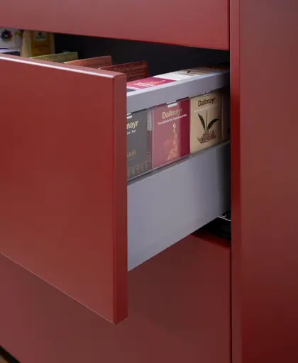 Inselküche 54.160 CO 4 522, Tiefblau samtmatt