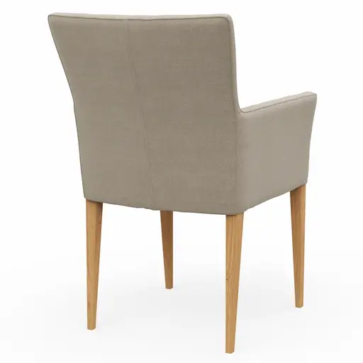 Armlehnstuhl Cosyra - Stoff, Beige