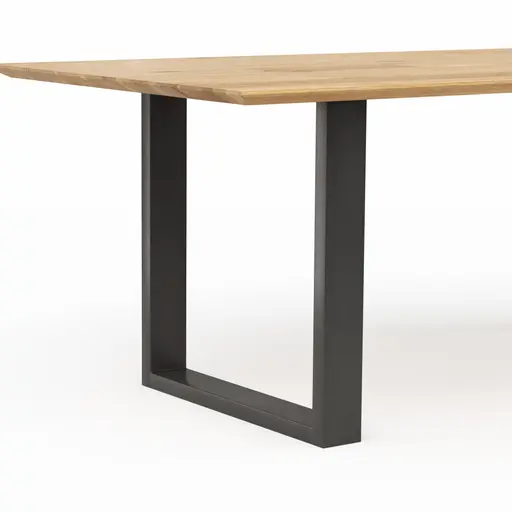 Esstisch Clifton - mit Einsätzen, LB ca. 200x100 cm, Wildeiche massiv, natur geölt