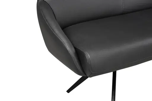 Bank MANON - Stoff, Schwarz