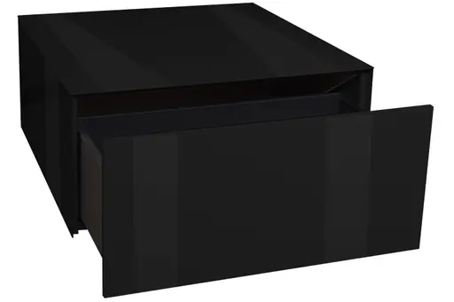 Couchtisch - LB ca. 75x75 cm, Schwarz