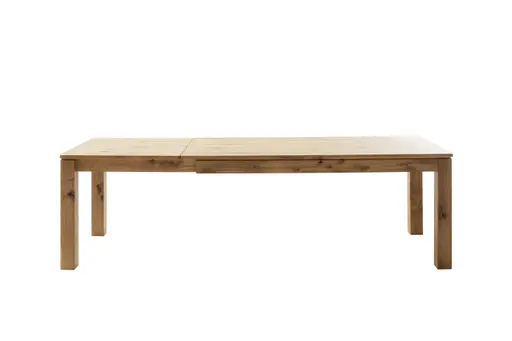 Esstisch - ausziehbar, LB ca. 180 (260) x90 cm, Balkeneiche massiv