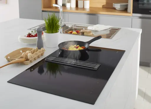 Inselküche  51.190 GL 3 520, Achatgrau matt