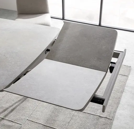 Esstisch Sedana - ausziehbar, LB ca. 200x100 cm, HPL, Grau